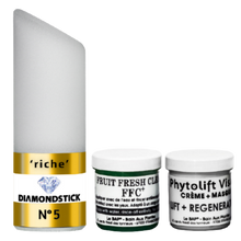 Lade das Bild in den Galerie-Viewer, Dermastick Gold Set : microdermabrasion device for mature skin